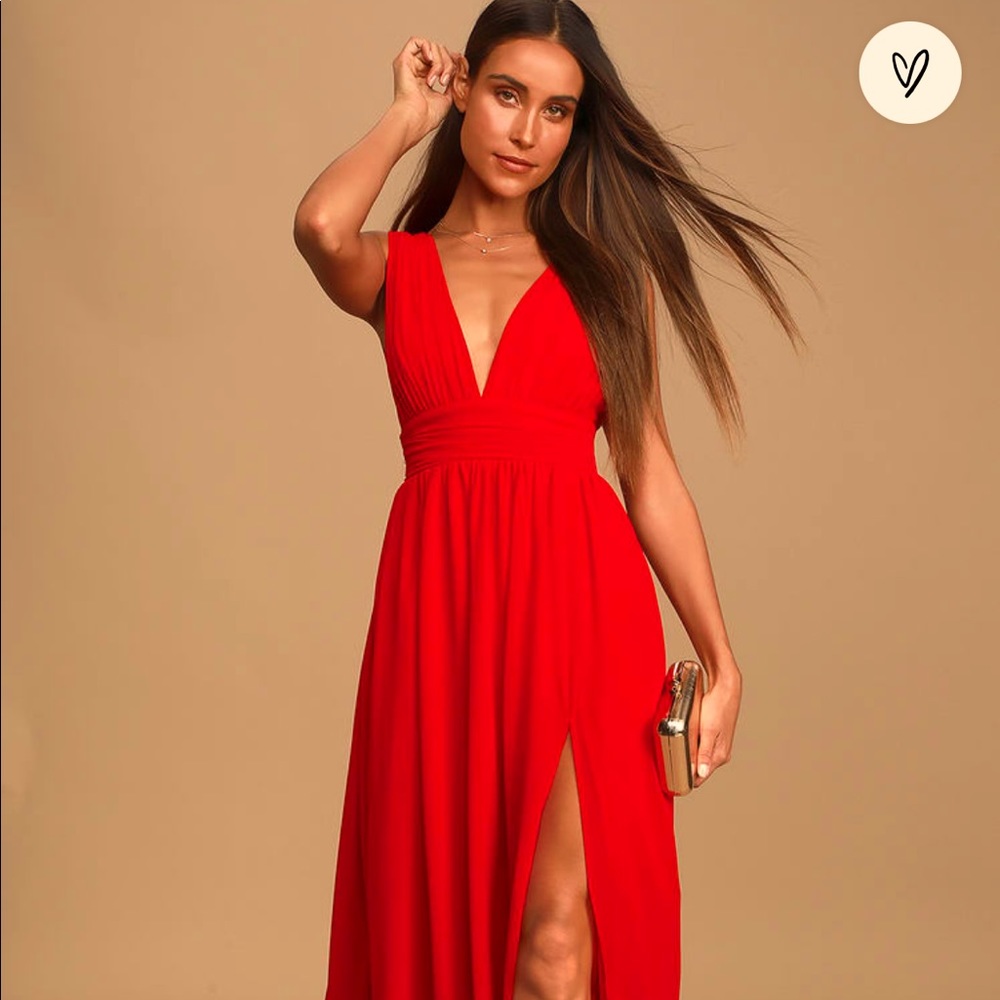 Red dress